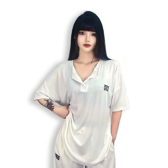
ROKBBK-K/Buhan hip-hop trendy brand loose dancing hiphop top women's hip-hop jazz sportswear trendy