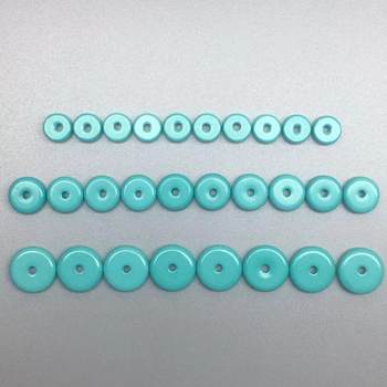 Natural separate film turquoise original ore accessories
