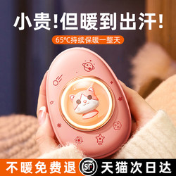 2025 New Model Rechargeable Hand Warmer, Self-Heating Mini Hot Water Bottle for Girls, Cute Portable Hand Warmer for Students, Winter Essential, Warm Baby Warmer, Gift for Girlfriend's Birthday