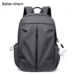 2025 New Backpack Men's Backpack Simple Casual Large Capacity Computer Travel Bag Fashionable College Student Bag