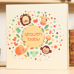 18inch Baby and Child Growth Handbook Record Book DIY Photo Album Self-Adhesive Handmade Family Large Capacity