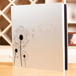 Photo Album DIY Photo Album Handmade Photo Memory Album Laminated Couple Family Self-Adhesive Insert Pages Large Capacity