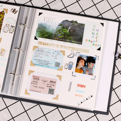 DIY Photo Album Commemorative Book Adhesive Handmade LAOSHU Hand-Painted Couple Love Birthday Gift Album Creative