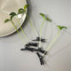 Creative, fresh, cute and funny simulated three-dimensional grass bean sprouts with grass growing on children's heads for sale sprouting hair clips on the top of the head