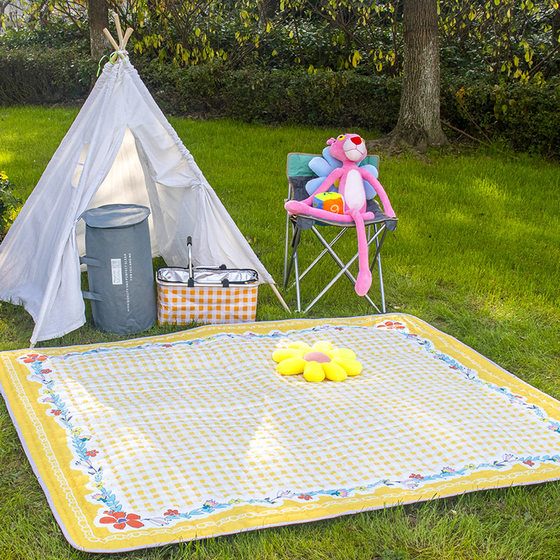 
Outdoor waterproof picnic mat moisture-proof mat thickened and enlarged portable park spring outing mat camping outing grass children