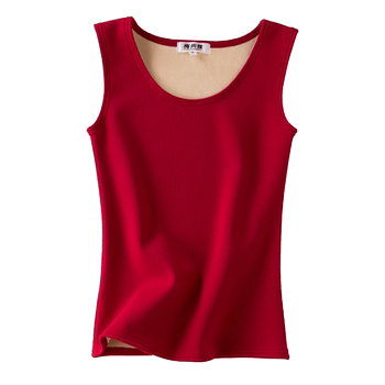 Winter thickened velvet thermal vest body-shaping cold-proof cotton