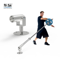 Dongji Stainless Steel Floor-Mounted Barbell Landmine Rack Explosive Power Training T-Bar Rowing Pull-Back Wall-Mounted Barrel Rack