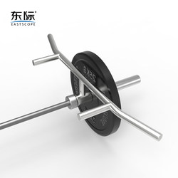 Dongji Stainless Steel Barbell Cylinder Rack Explosive Core Strength Training Device Deadlift Rowing Multi-Position T-Shaped Handle