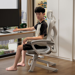 Study Chair for Teenagers, Special Ergonomic Writing Chair for Middle and High School Students, Liftable Desk, Office Computer Chair