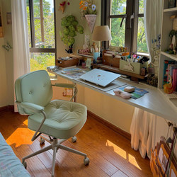 Aleveye Is a Comfortable Chair That Can Be Used as a Computer Chair for Long Periods of Sitting, Suitable for Home Office, Study, Desk, Study Room, Swivel Chair, Dormitory, and with a Backrest