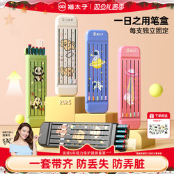 Cat Prince Daily Use Stationery Box Pencil Case for Boys and Girls, Elementary School Pencil Case, Simple and Stylish Pen Bag, Children's First Grade Pencil Bag, High-Tech New Pencil Case, Upgraded Plus Version