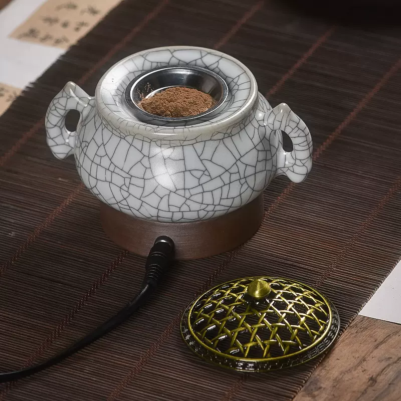 聞香杯 香道 隔火空薫炉 暖手炉 香道具 装飾品 工芸品 美術品 隔火薰香爐空薰杯聞香杯香道空薰爐香炭薰埋炭薰香沉香用品