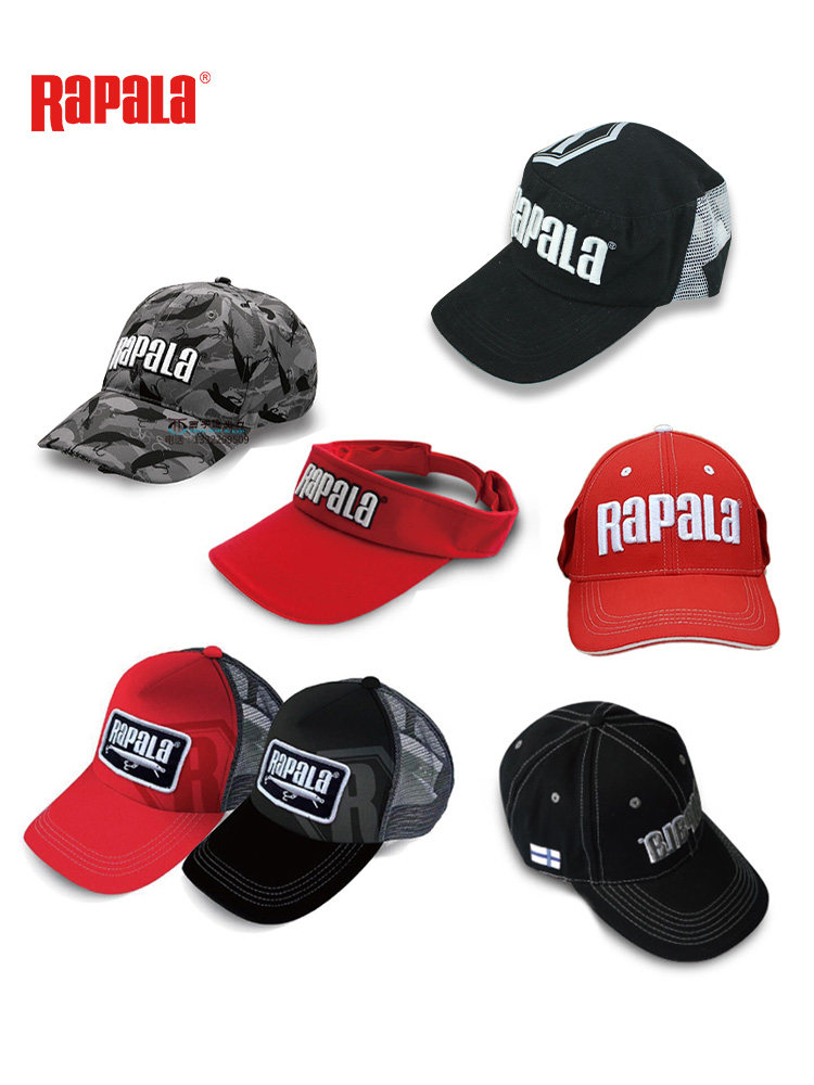 Topi da Pesca Rapala con Luce LED Cappello da Pesca Notturna