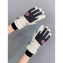 Ski Gloves for Winter, Suitable for Men and Women, Outdoor Use in Northeast, Touchscreen Compatible, Thickened with Fleece and Cotton, Warm, Waterproof, and Non-Slip for Cycling