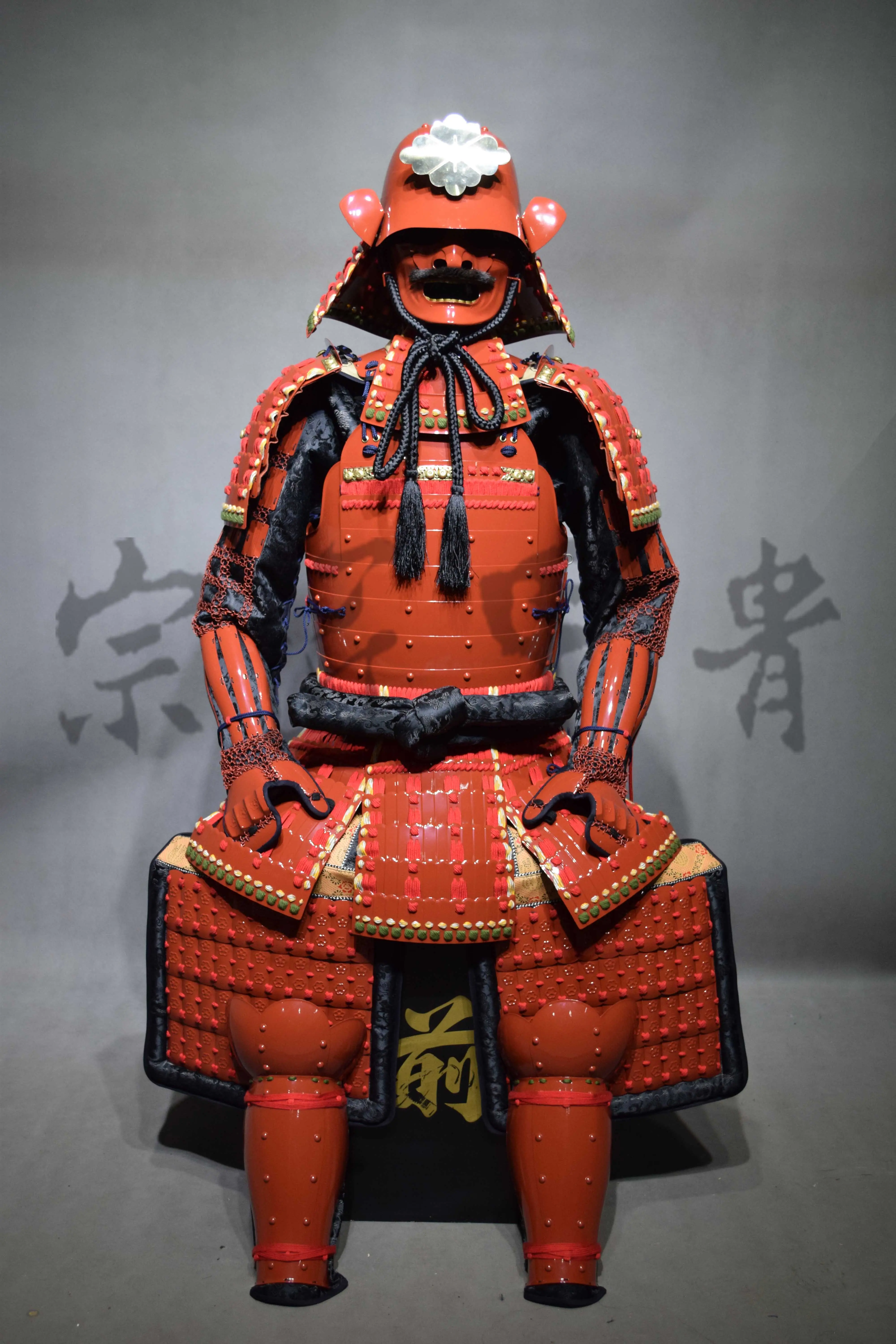 甲冑一式 兜 鎧 等身大 箱付 武具 五月人形 サムライ 侍 戦国武将 武士