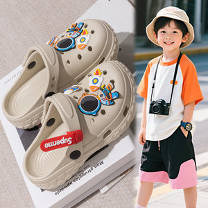 
Lidani children's slippers boys' hole shoes 2026 new summer big children's non-slip beach boys' Baotou sandals