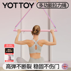Yottoy Resistance Band Back Training Device for Door Frame High Pull-Down Exercise, Elastic Band, Shoulder Opening Fitness Exercise Frame