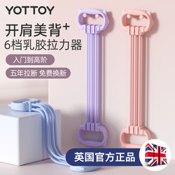 Elastic Band Resistance Trainer for Women, Back Stretching Rope, Home Fitness Yoga Stretching, Back Training Tool, Resistance Band