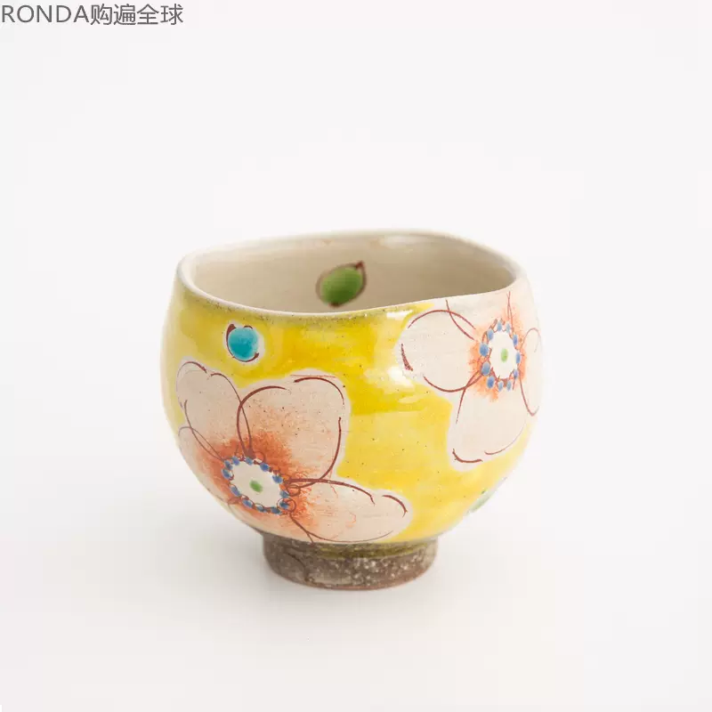 九谷焼 九谷木米 青木木米 色絵金彩 花瓶 壺 九谷木米手 建