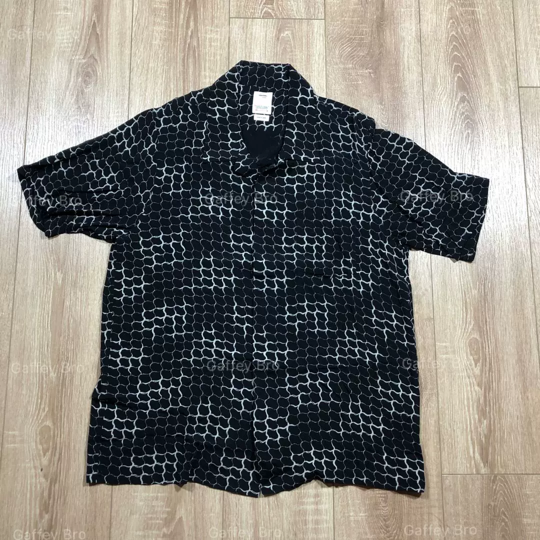 现货】VISVIM FREE EDGE SHIRT S/S LATTICE 蛇纹衬衫20SS-Taobao