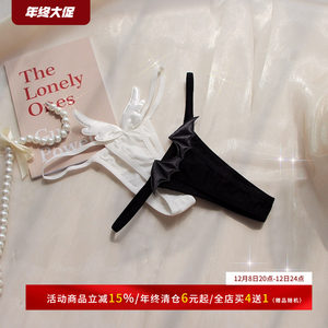 Angels and Demons ~ European and American thin band sexy thong female low -waist cotton pure cotton without traces, irritable Tanesa trousers briefs
