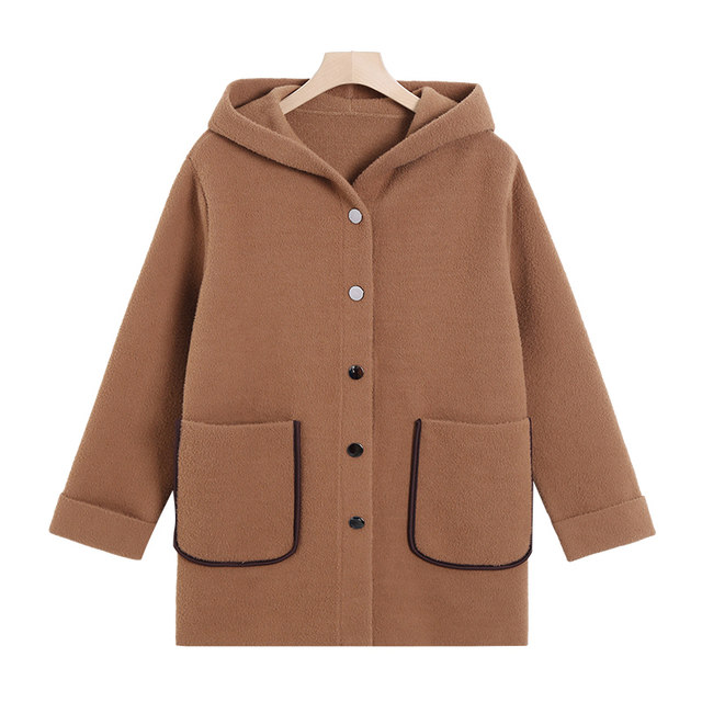 Middle-aged Women's Clothing Woolen Coat