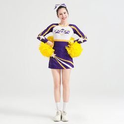 Cheerleading Performance Costumes for Women, Adult Cheerleading Competition Aerobics Competition Uniforms, Group Gymnastics Sports Games Performance Uniforms