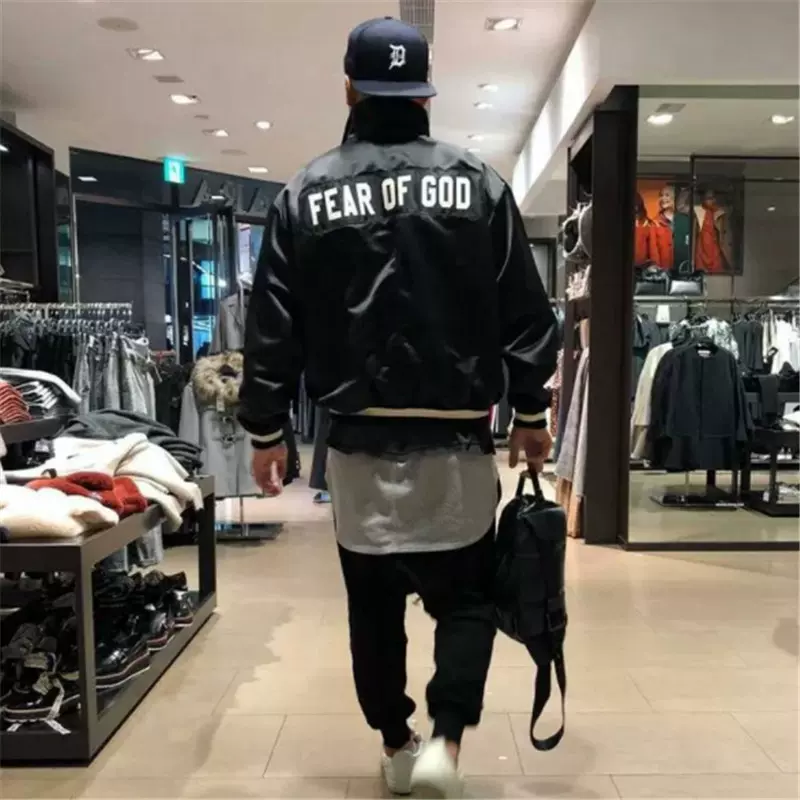 正品fear Of God Half Zip Fog第五季男主线半拉链棒球衫