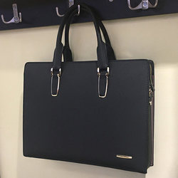 Brand Combination Lock Men's Bag Handbag Men's Horizontal Shoulder Bag Crossbody Business Bag Briefcase Men's Bag Leather Bag