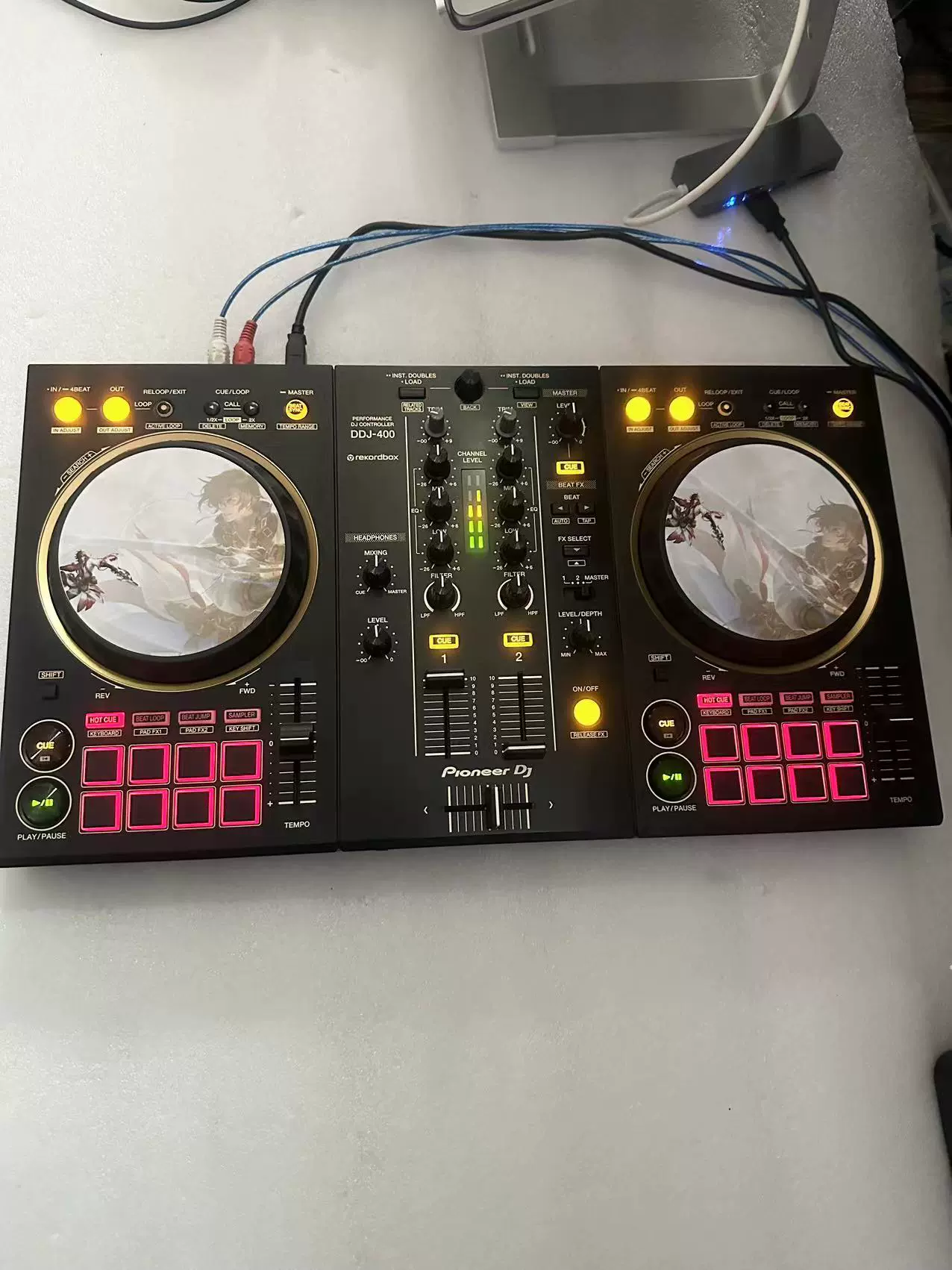 先锋Pioneer DDJ-400-N金色限量版打碟机ddj400控制器一体机-Taobao