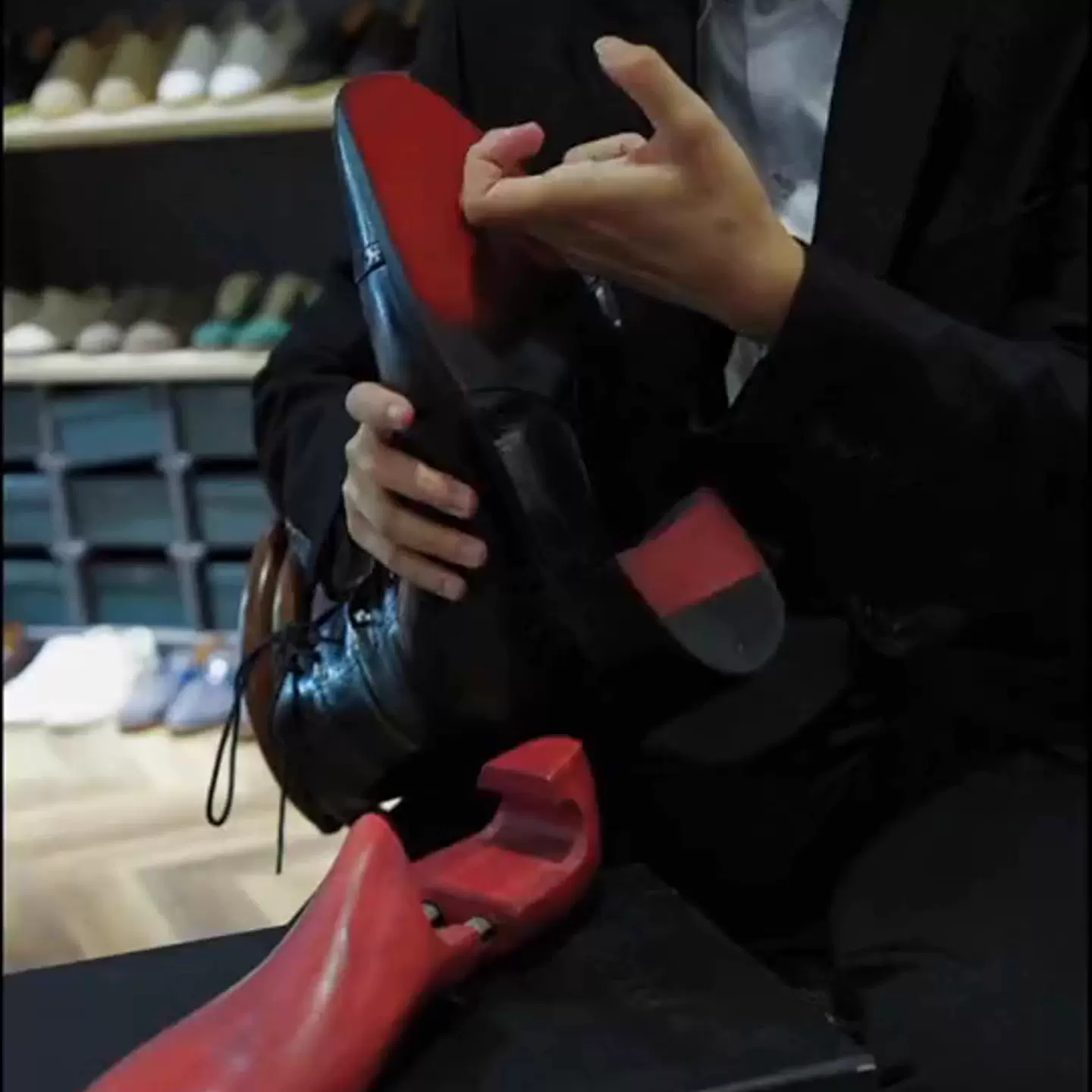 淘宝　タオバオ　シークレットブーツ　シューズ　厚底　身長＋18cm コスプレ シークレットシューズを中国の淘宝(タオバオ)・天猫・アリババ