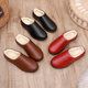 Waterproof cotton slippers for women in winter, plus velvet warm, dirt-resistant, thick sole, non-slip home indoor couple mother cotton shoes