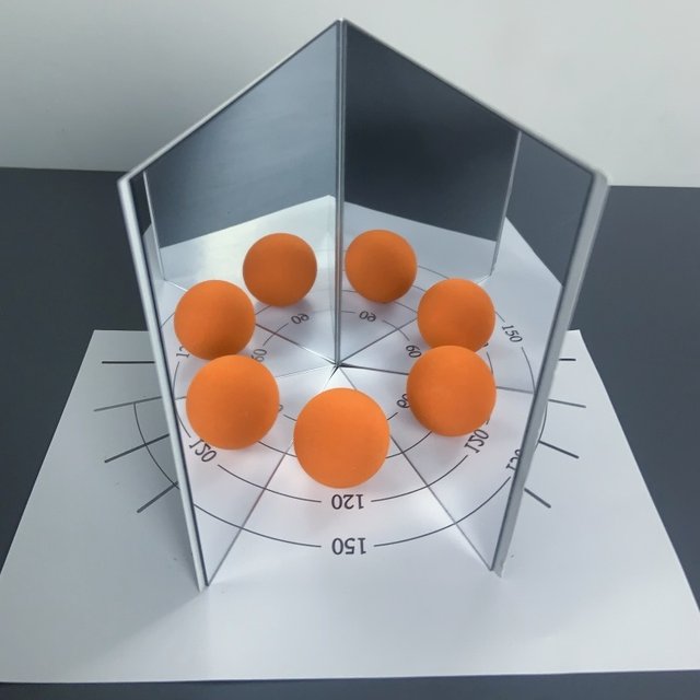 Children's fun science experiment plane mirror set magical mirror student mirror imaging reflective diy material