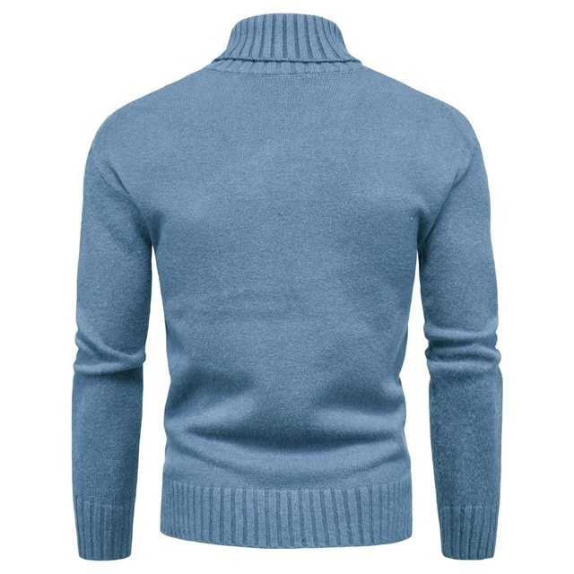 Foreign trade men's knitted sweater cross-border men's turtleneck ...