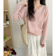Spring and summer mohair knitted cardigan jacket women's 2025 new design sweet top long sleeve sunscreen shirt