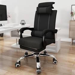 Home Comfort Computer Chair Dormitory Gaming Chair Executive Study Bedroom Study Office Chair with Backrest for Long Sitting Swivel Chair