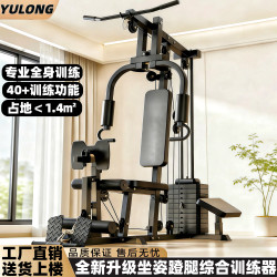 Home Comprehensive Training Device, Single-Person Station, Multi-Functional High Pull-Down Integrated Machine, Indoor Strength Fitness Equipment