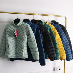 
Men's and women's outdoor sports windproof and water-repellent breathable cotton coat Lightweight warm stand-up collar zipper hiking and mountaineering clothing