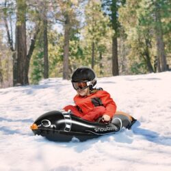 Inflatable Ski Sled for Adults and Children, Ski Ring, Snowboard Sled, Grass Sled, Thickened