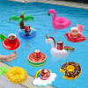 Inflatable Cup | Dujia inflatable world | Pet swimming ring flamingo water floating cup holder toy