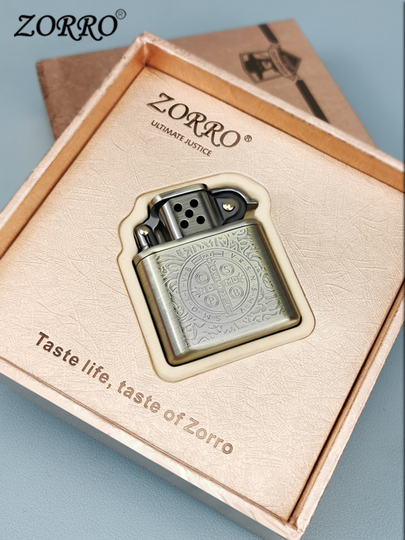 ゾロ オールドナインドア ケロシンライター - 純銅 レトロ 防風