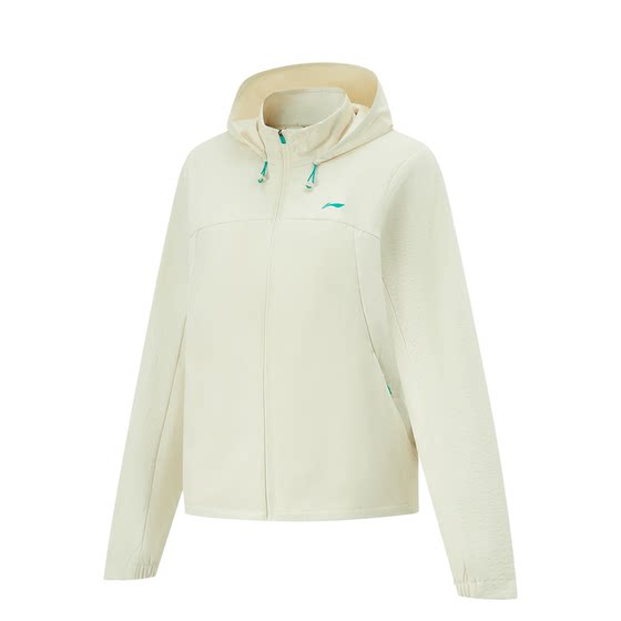 
Li Ning hooded jacket women's 2024 winter new style plus velvet warm loose versatile sports windbreaker AFDU348