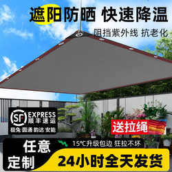 Milk Gray Sunshade Net, Encrypted and Thickened, for Car Use, Sun Protection Net, Shade Net, Succulent Plant Edge Protection, Perforated Fabric