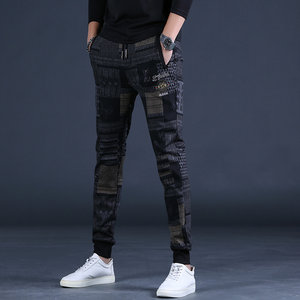 Add pants men's tide brand men's casual pants men's camouflage trousers Korean sports pants men's clothing wild small pants