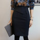 Professional short skirt women's 2025 spring and autumn new asymmetric high-waist hip skirt commuter suit Korean skirt