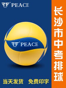 Free printing and peace volleyball HV-999K Changsha Middle Entrance Exam No. 5 Hard Exam Special Training Competition Ball

