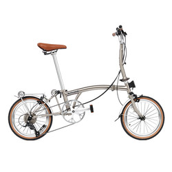 Cranston 16inch Xiaobu 70% off Foldable Bicycle Ultra-Light Portable 9-Speed Retro City Commuter Bike Subway