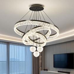 Light Luxury and High-End Crystal Chandelier for the Living Room, 2026 New Model, Main Light for the Hall, Italian Minimalist Bedroom Light, Dining Room Chandelier