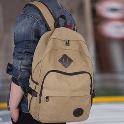 Large-Capacity Men's Simple Backpack Computer Backpack Business Casual Waterproof Travel Bag College Student Bag Men's Bag