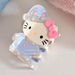 Zhixiu's Same Original Pajama Party Kitty Acetic Acid Gripper Cute Girl Shark Clip Cartoon Hair Accessory